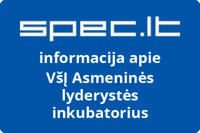 Asmeninės lyderystės inkubatorius, VŠĮ