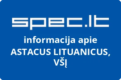 ASTACUS LITUANICUS, VŠĮ
