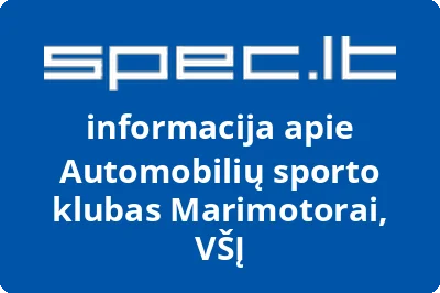Automobilių sporto klubas Marimotorai, VŠĮ