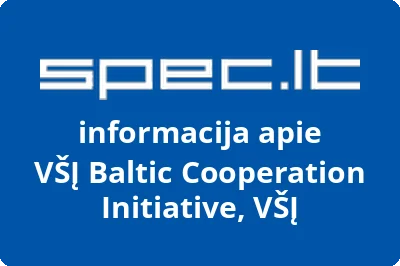 BALTIC COOPERATION INITIATIVE, VŠĮ