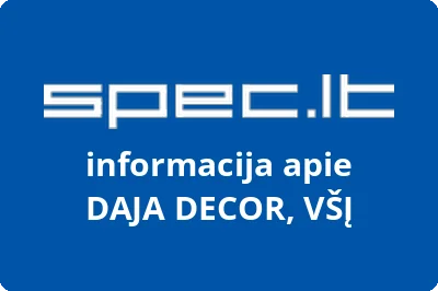 DAJA DECOR, VŠĮ