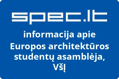 Europos architektūros studentų asamblėja, VšĮ