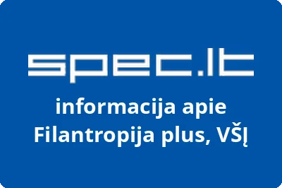 Filantropija plus, VŠĮ