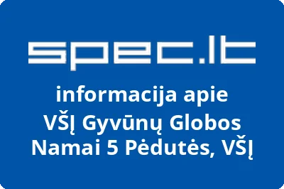 Gyvūnų Globos Namai 5 Pėdutės, VŠĮ, VŠĮ