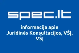 Juridinės Konsultacijos, VŠĮ, VŠĮ | spec.lt