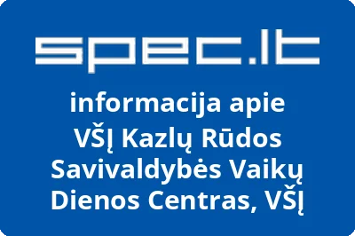 Kazlų Rūdos savivaldybės vaikų dienos centras, VŠĮ