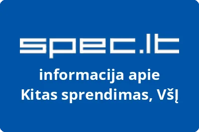Kitas sprendimas, VšĮ