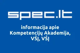 Kompetencijų Akademija, VŠĮ, VŠĮ | spec.lt
