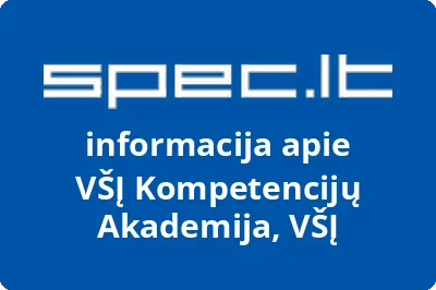 Kompetencijų Akademija, VŠĮ, VŠĮ