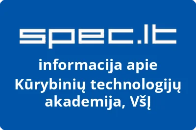 Kūrybinių technologijų akademija, VŠĮ | spec.lt