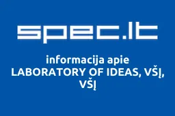 LABORATORY OF IDEAS, VŠĮ, VŠĮ | spec.lt
