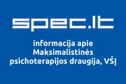 Maksimalistinės psichoterapijos draugija, VŠĮ | spec.lt