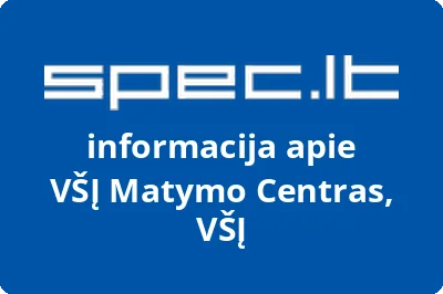 MATYMO CENTRAS, VŠĮ