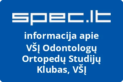 Odontologų ortopedų studijų klubas, VŠĮ