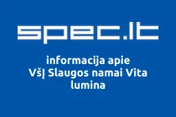 VšĮ Slaugos namai Vita lumina iliustracija