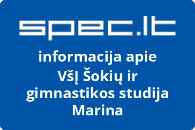Šokių ir gimnastikos studija Marina, VŠĮ