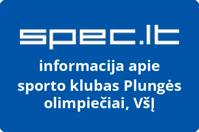 sporto klubas Plungės olimpiečiai, VŠĮ