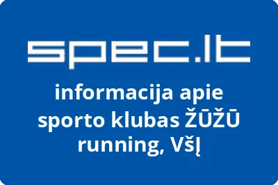 sporto klubas ŽŪŽŪ running, VŠĮ