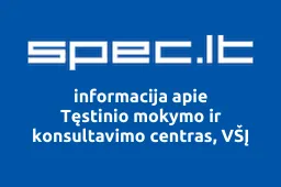 Tęstinio mokymo ir konsultavimo centras, VŠĮ | spec.lt