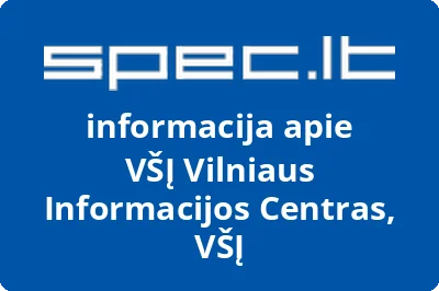 Vilniaus informacijos centras, VŠĮ