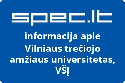 Vilniaus trečiojo amžiaus universitetas, VŠĮ