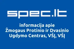 Žmogaus Protinio ir Dvasinio Ugdymo Centras, VŠĮ, VŠĮ | spec.lt