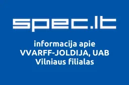 VVARFF-JOLDIJA, UAB Vilniaus filialas | spec.lt
