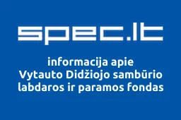 Vytauto Didžiojo sambūrio labdaros ir paramos fondas | spec.lt