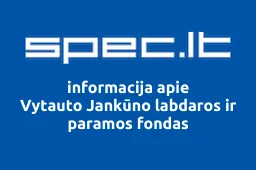 Vytauto Jankūno labdaros ir paramos fondas | spec.lt