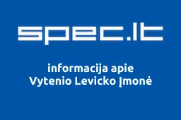 Vytenio Levicko Įmonė | spec.lt