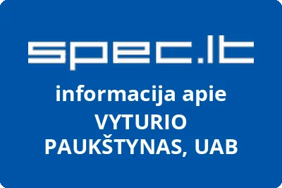 VYTURIO PAUKŠTYNAS, UAB