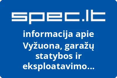Vyžuona, garažų statybos ir eksploatavimo bendrija