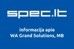 WA Grand Solutions, MB | spec.lt
