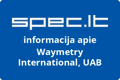 Waymetry International, UAB | spec.lt