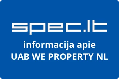 WE PROPERTY NL, UAB | spec.lt
