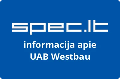 Westbau, UAB | spec.lt