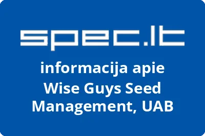 Wise Guys Seed Management, UAB | spec.lt