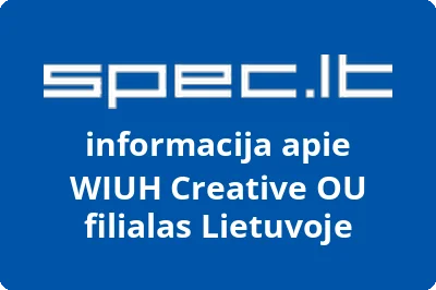 WIUH Creative OU filialas Lietuvoje | spec.lt