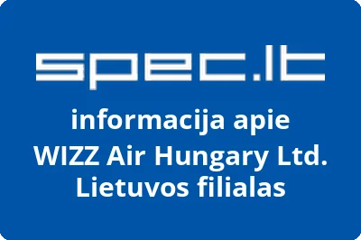 WIZZ Air Hungary Ltd. Lietuvos filialas