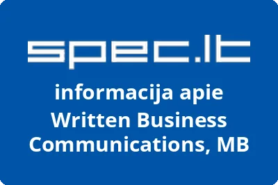 Written Business Communications, MB