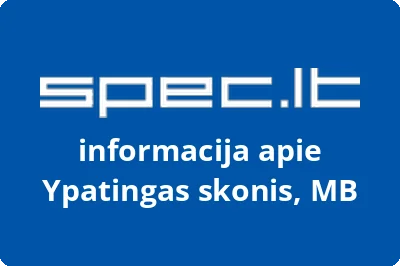 Ypatingas skonis, MB