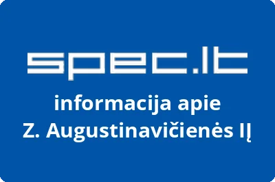 Z. Augustinavičienės, IĮ