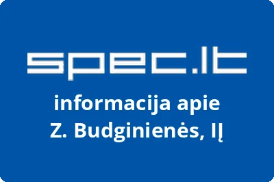 Z. Budginienės, IĮ