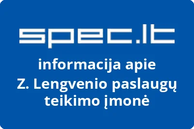 Z. Lengvenio paslaugų teikimo įmonė