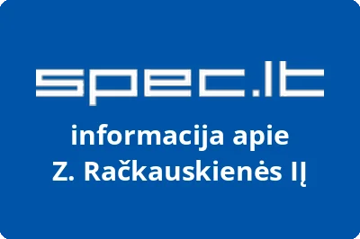 Z. Račkauskienės, IĮ | spec.lt