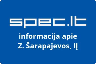 Z. Šarapajevos, IĮ