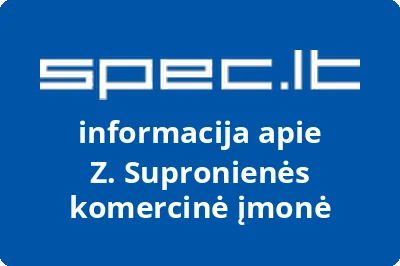 Z. Supronienės komercinė įmonė