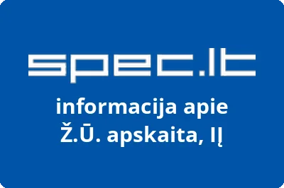 Ž.Ū. apskaita, IĮ