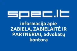 ZABIELA, ZABIELAITĖ IR PARTNERIAI, advokatų kontora | spec.lt