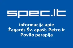 Žagarės Šv. apašt. Petro ir Povilo parapija | spec.lt